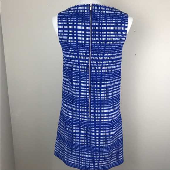 👗🌸Banana Republic Blue Jacquard shift dress ❤️ - Picture 3 of 7